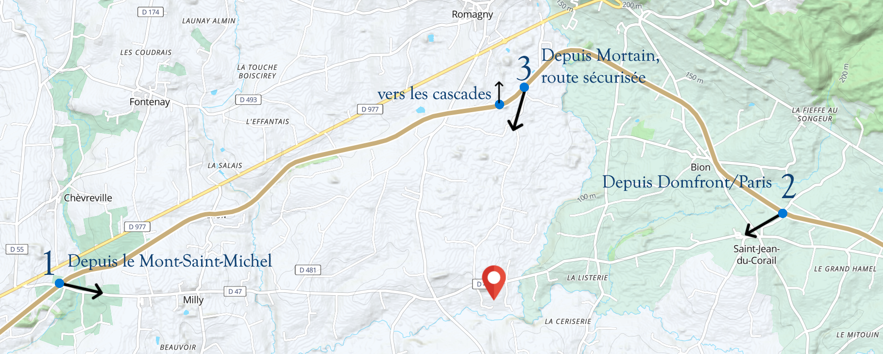 Emplacements camping ferme où l'on sème mortain bocage manche normandie